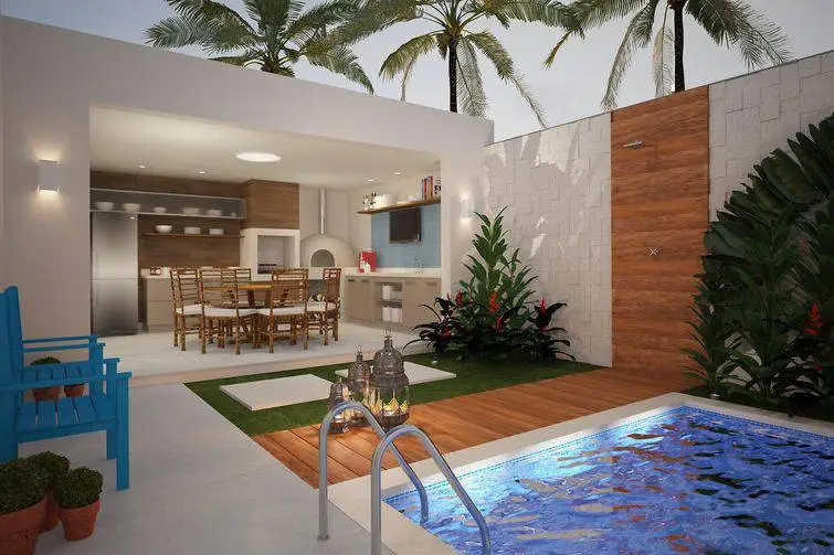 desain rumah minimalis 2 lantai dengan kolam renang