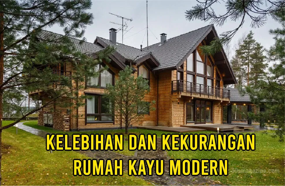 rumah kayu modern