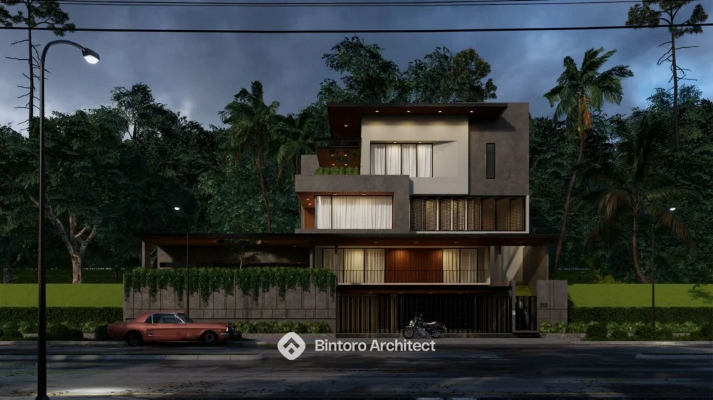 Desain Rumah Mewah 1 Lantai