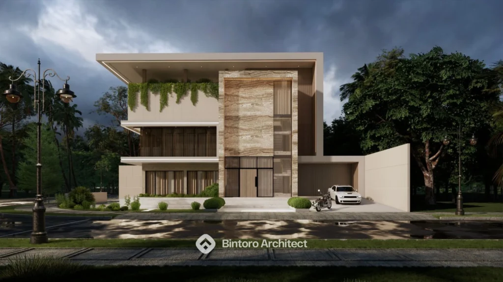 Desain Rumah Mewah 1 Lantai