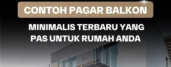 Pagar Balkon Minimalis