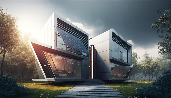 Model rumah futuristik
