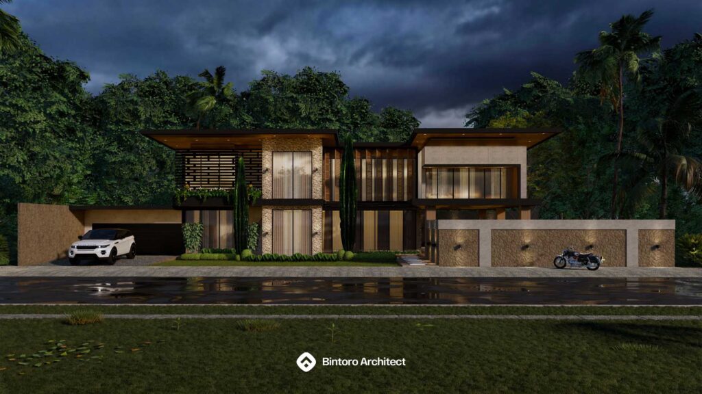 desain rumah minimalis 2 lantai sederhana