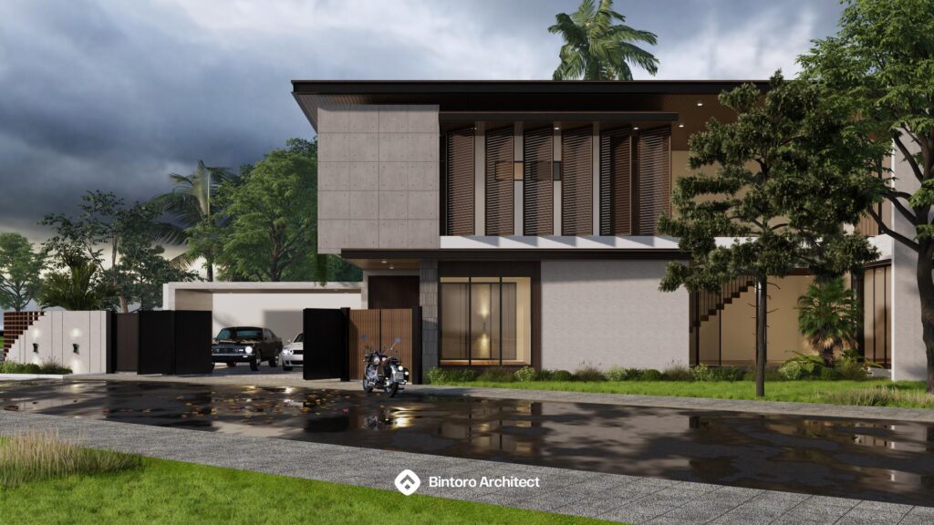 desain rumah minimalis 2 lantai sederhana