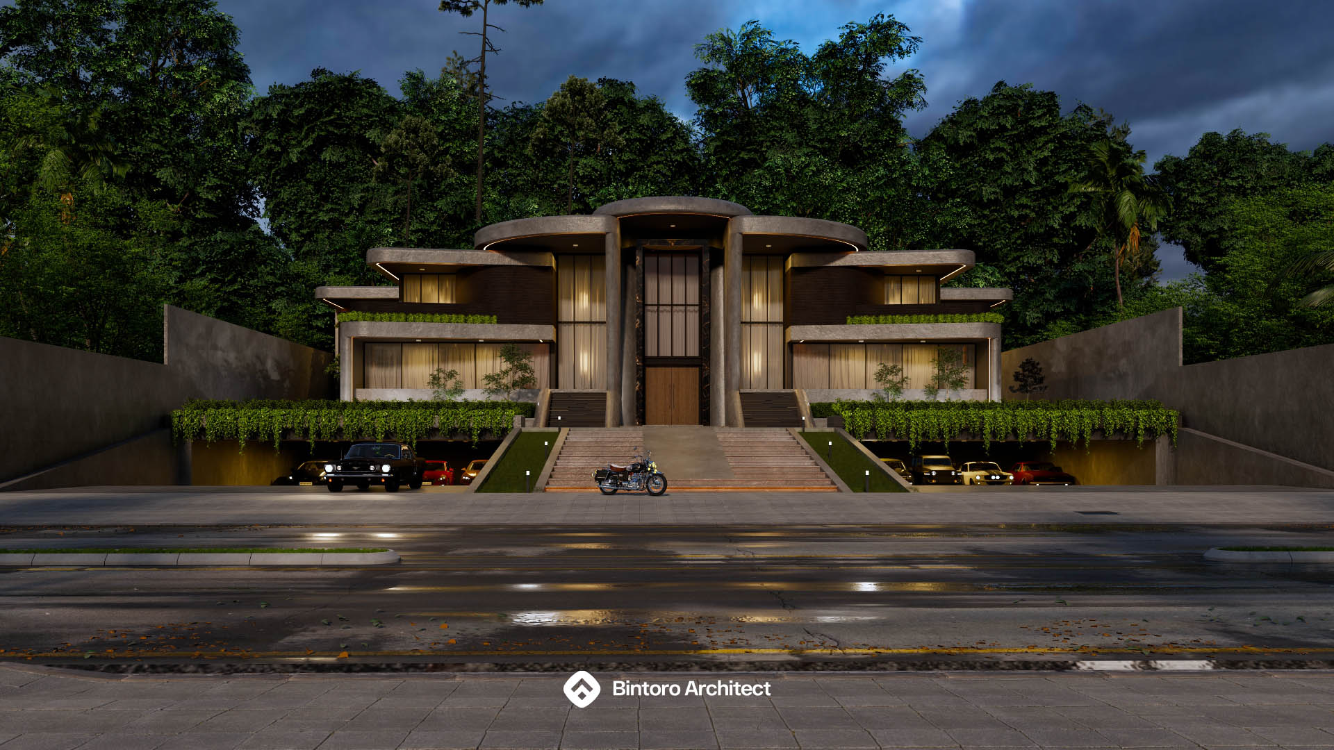 Desain Rumah Megah Bintoro Architect