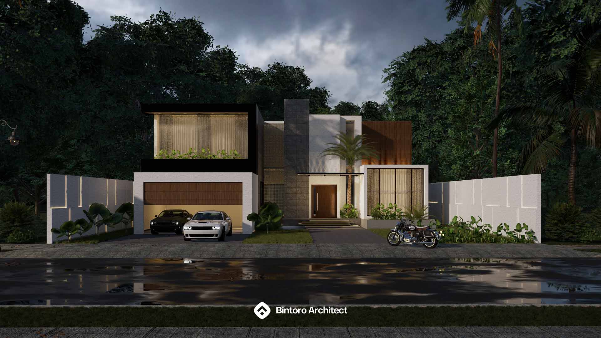 Desain Rumah Minimalis Bintoro Architech