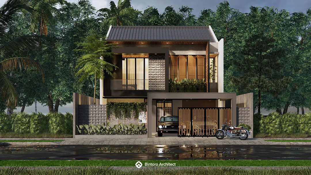 Rumah Tropis Bintoro Architect