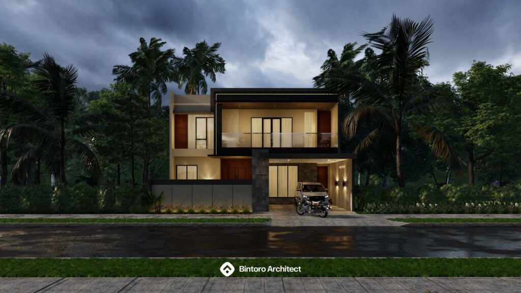 rumah mewah modern