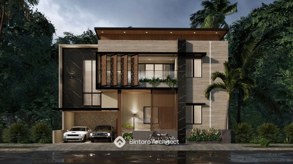 Desain Rumah Mewah 2 Lantai