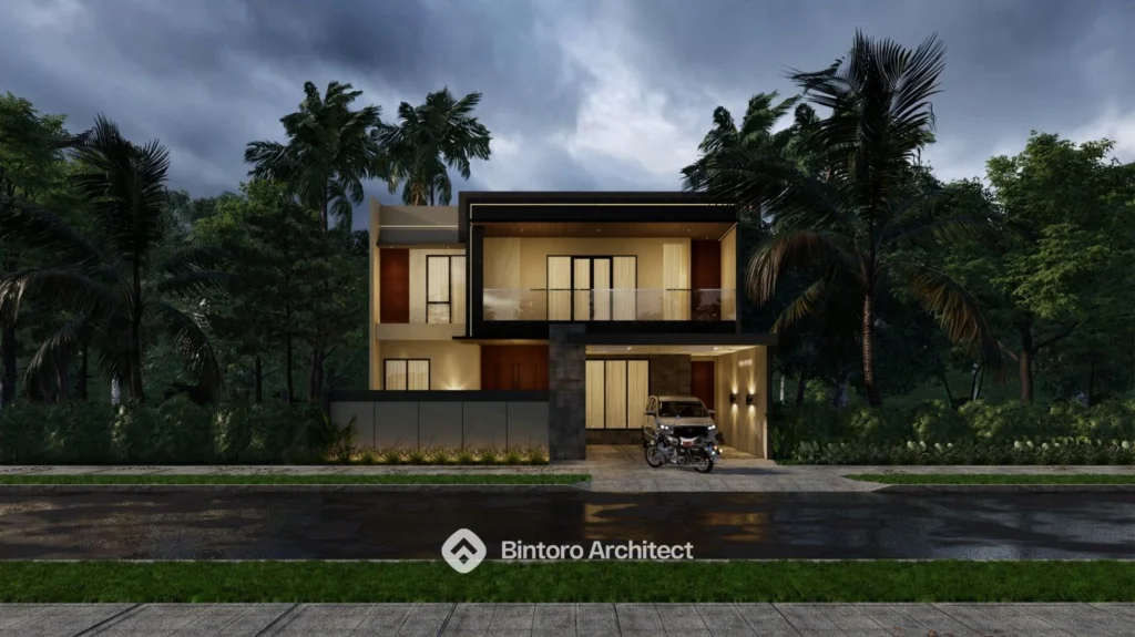 Desain Rumah Mewah 2 Lantai