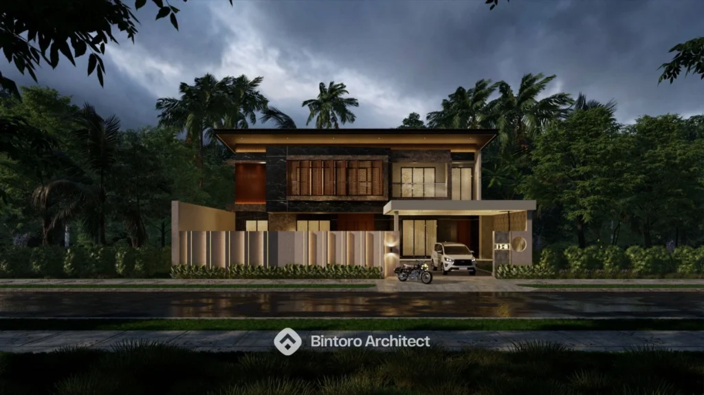 Desain Rumah Mewah 2 Lantai