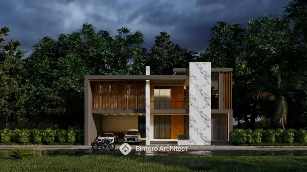 Desain Rumah Mewah 2 Lantai