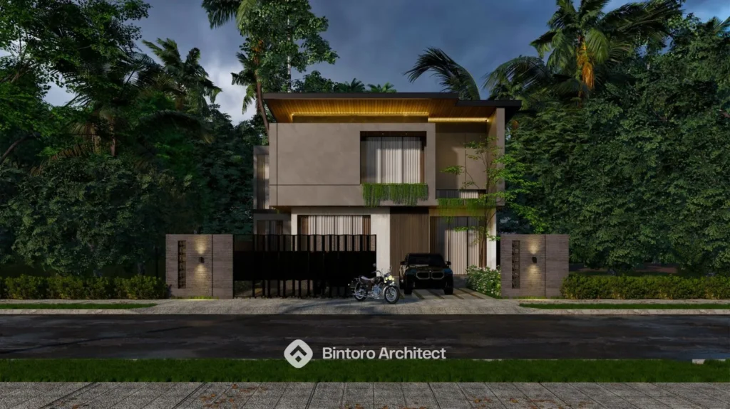 Desain Rumah Mewah 2 Lantai