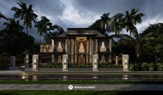 Inspirasi Desain Rumah Mewah 2 Lantai Klasik dan Karakteristiknya