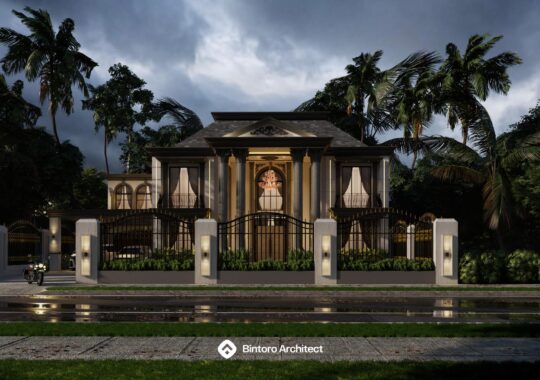 Inspirasi Desain Rumah Mewah 2 Lantai Klasik dan Karakteristiknya