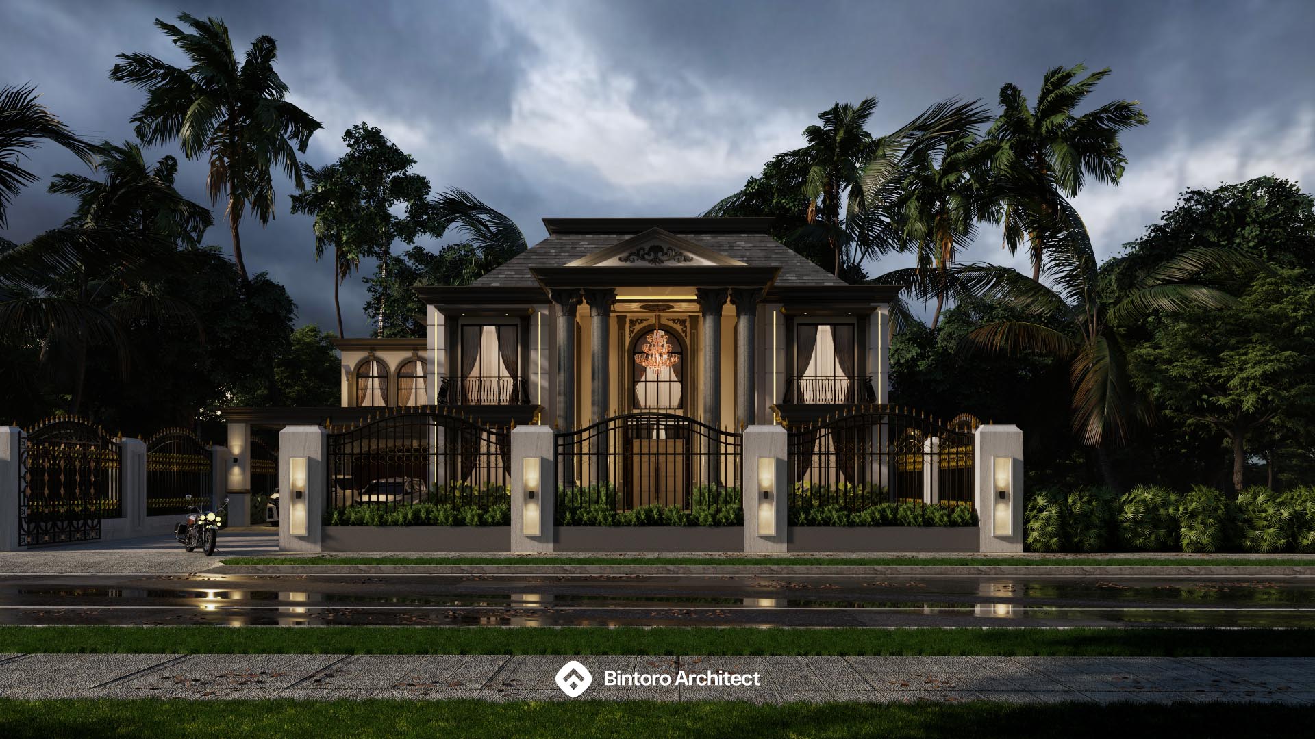 Inspirasi Desain Rumah Mewah 2 Lantai Klasik dan Karakteristiknya