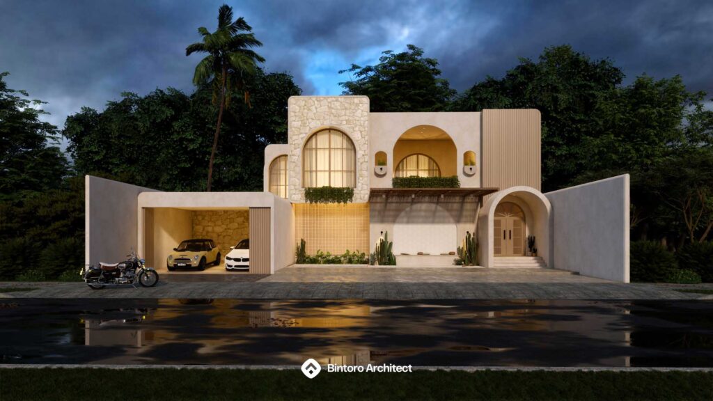 Desain Rumah Mewah Modern 3 Lantai