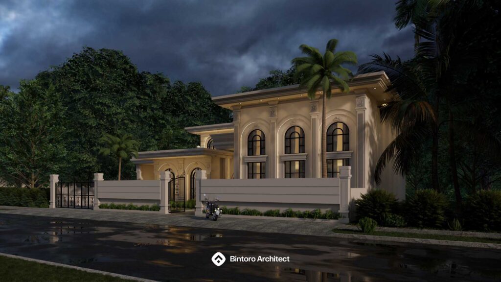 Rumah Mewah 2 Lantai Klasik