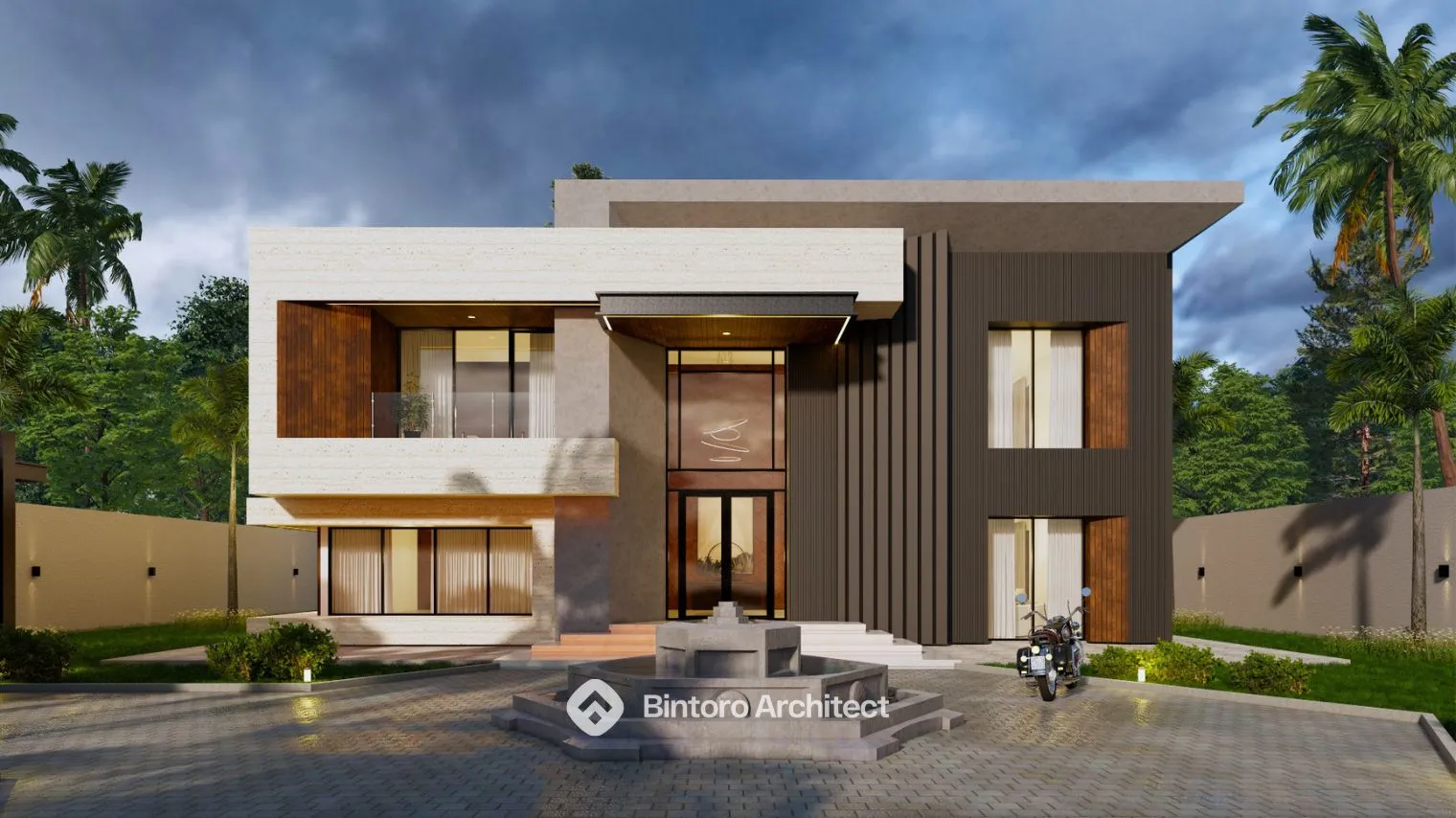 Desain Rumah Mewah 2 Lantai