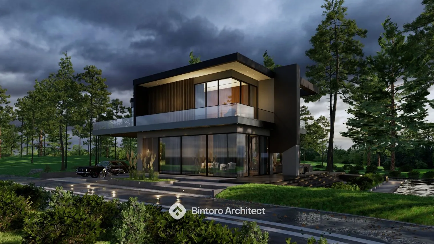 Desain Rumah Mewah 2 Lantai