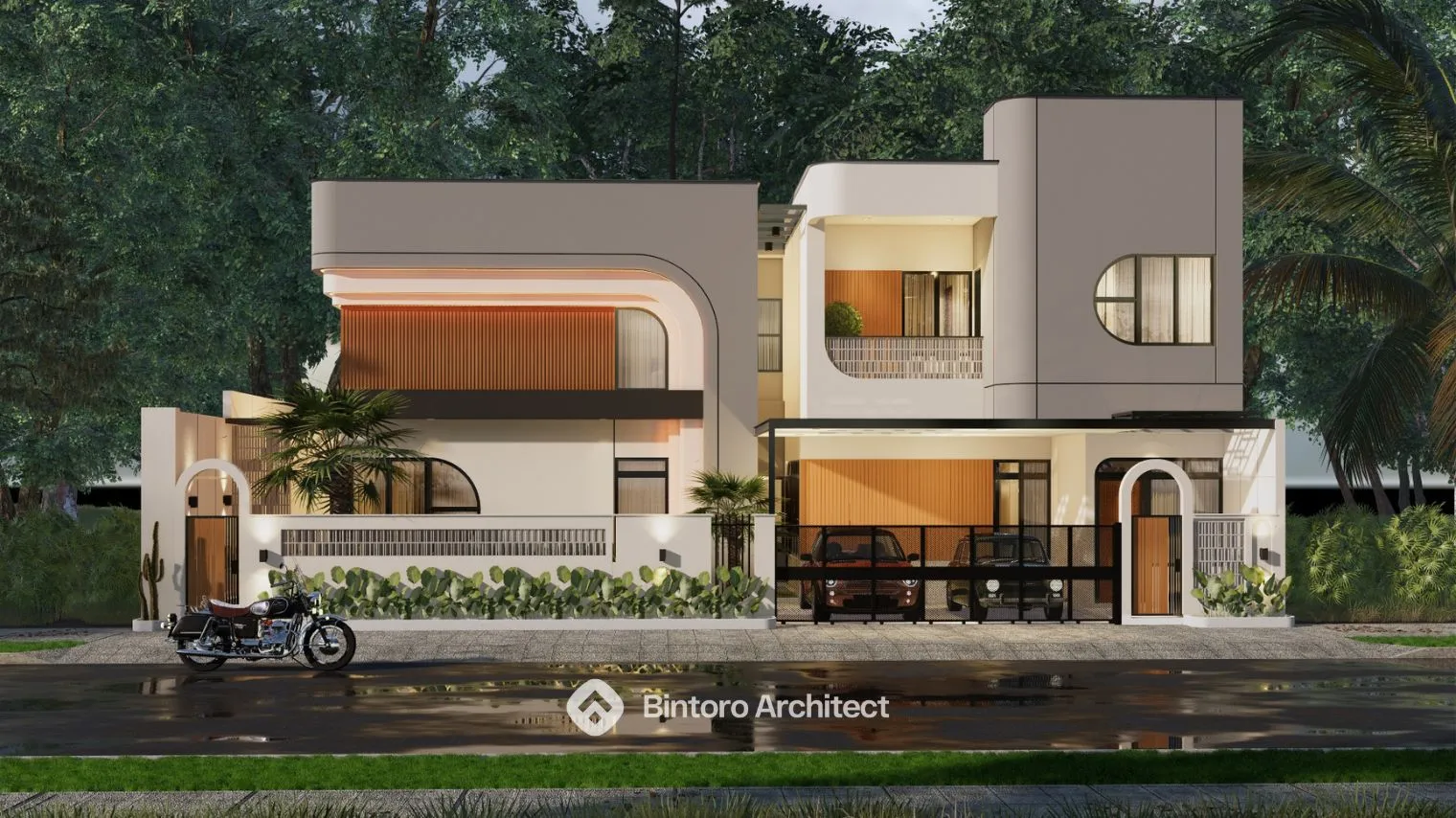 Desain Rumah Mewah 2 Lantai