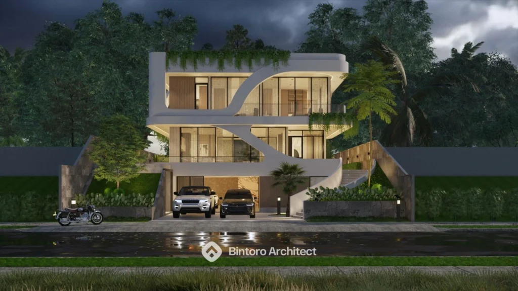 Desain Rumah Mewah 3 Lantai