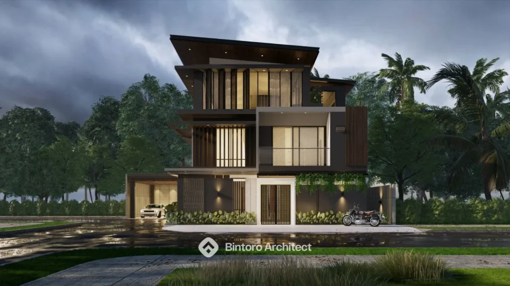 Desain Rumah Mewah 3 Lantai