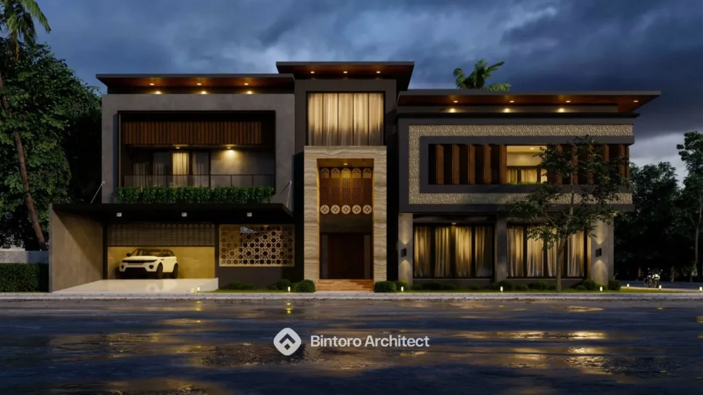 Desain Rumah Mewah 3 Lantai
