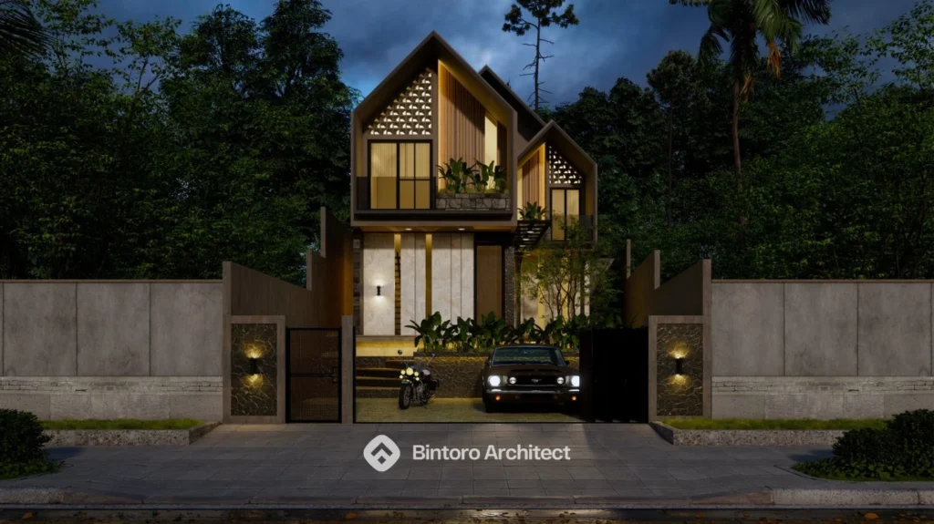 Desain Rumah Mewah 2 Lantai