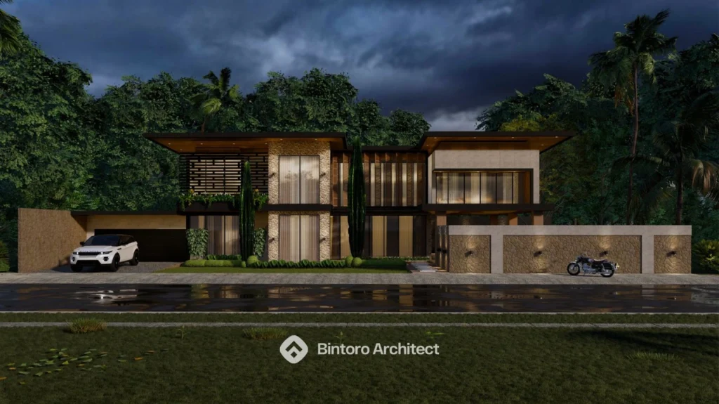Desain Rumah Mewah 2 Lantai