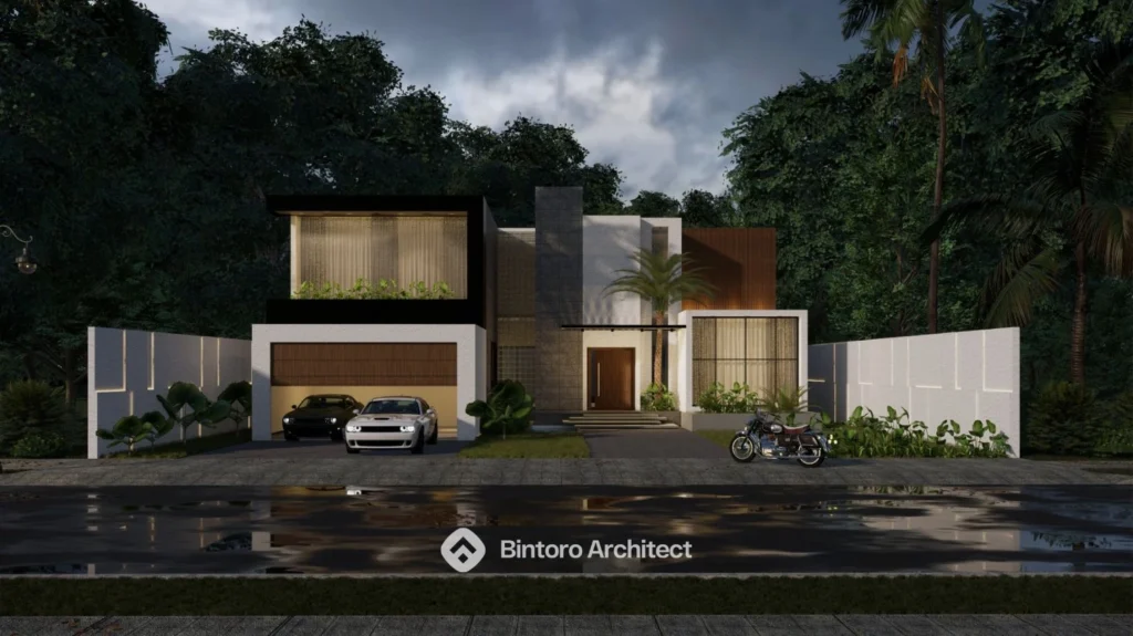 Desain Rumah Mewah 2 Lantai
