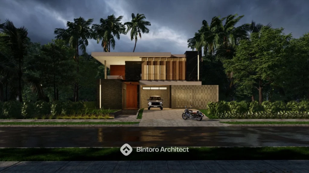 Desain Rumah Mewah 2 Lantai