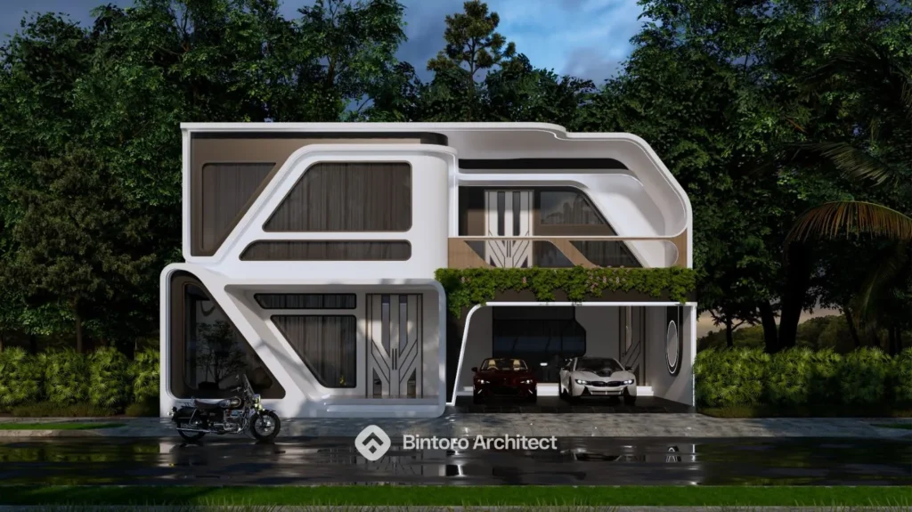 Desain Rumah Mewah 2 Lantai