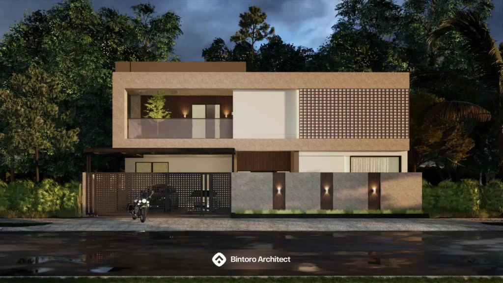 Desain Rumah Minimalis 2 Lantai Mewah