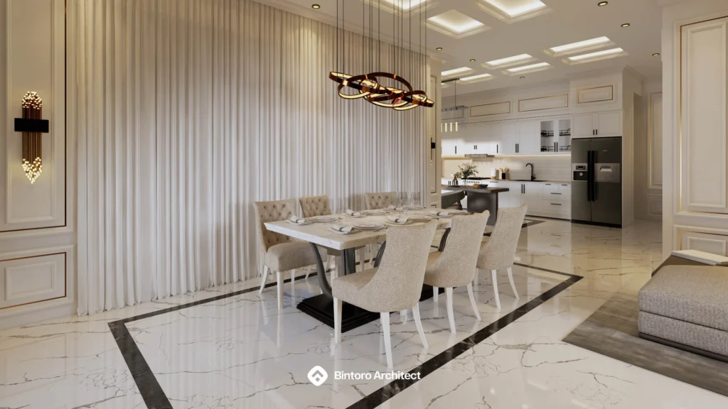 desain interior rumah mewah klasik modern