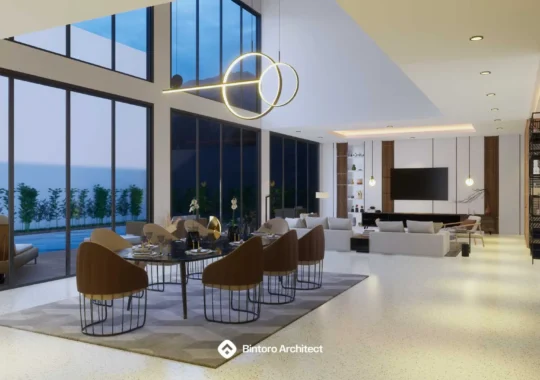 Referensi Desain Interior Rumah Mewah 2 Lantai Menawan