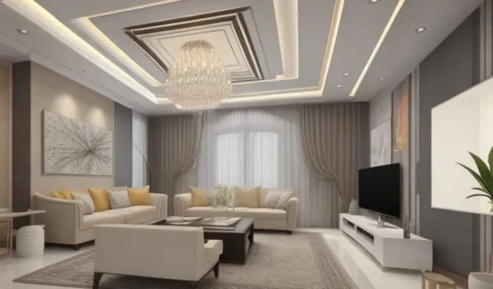 Model Plafon Ruang Tamu 4×4 Hadirkan Kesan Mewah di Rumah Sederhana