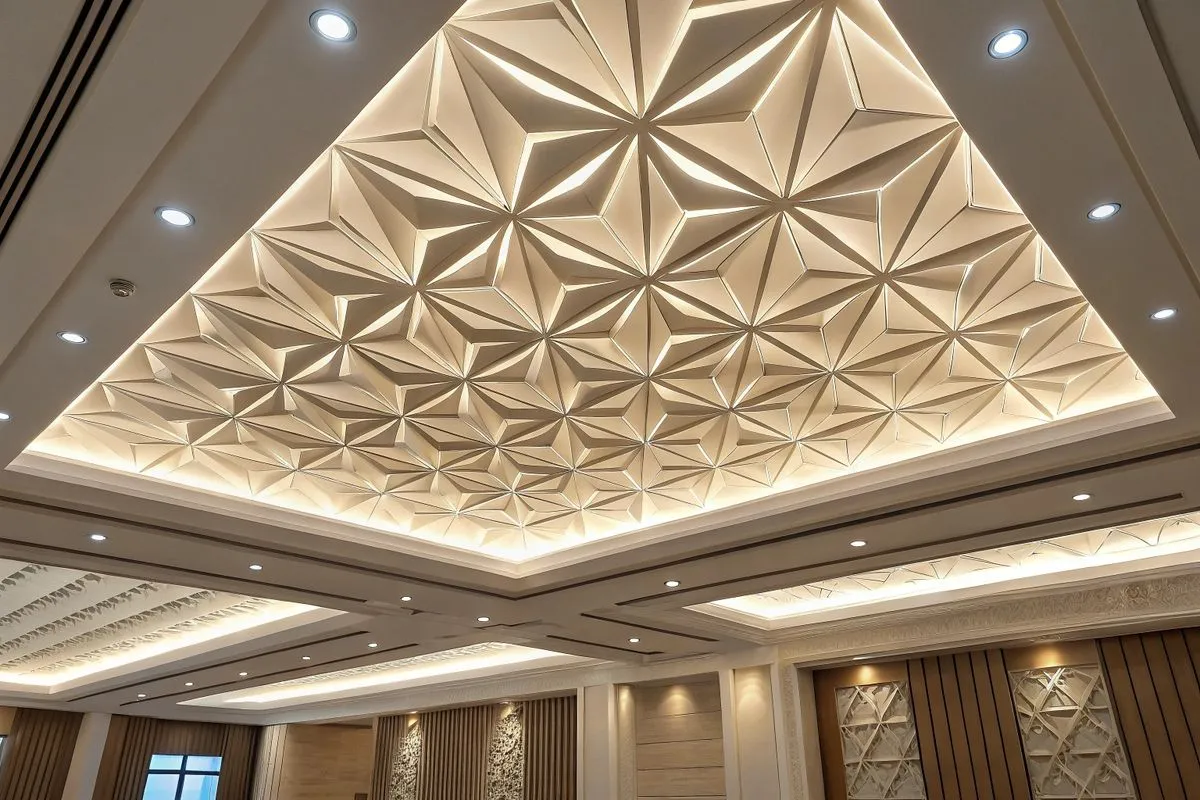 Contek Model Plafon PVC Ruang Tamu Terbaru Untuk Bangkitkan Kesan Estetik