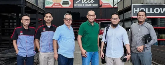 Kunjungan Manajemen Bintoro Corp ke Gudang Besi Hi Steel