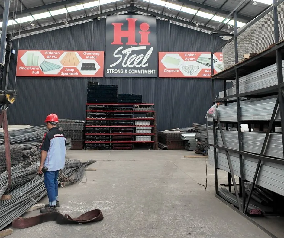 Kunjungan Manajemen Bintoro Corp ke Gudang Besi Hi Steel