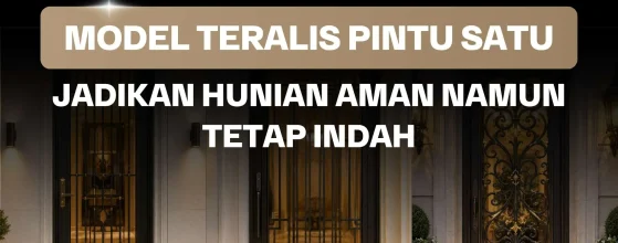 Model Teralis Pintu Satu